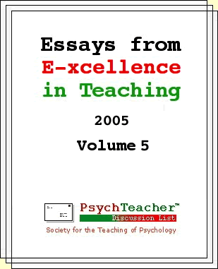 [Essays from Excellence in Teaching 2005 Vol. 5]