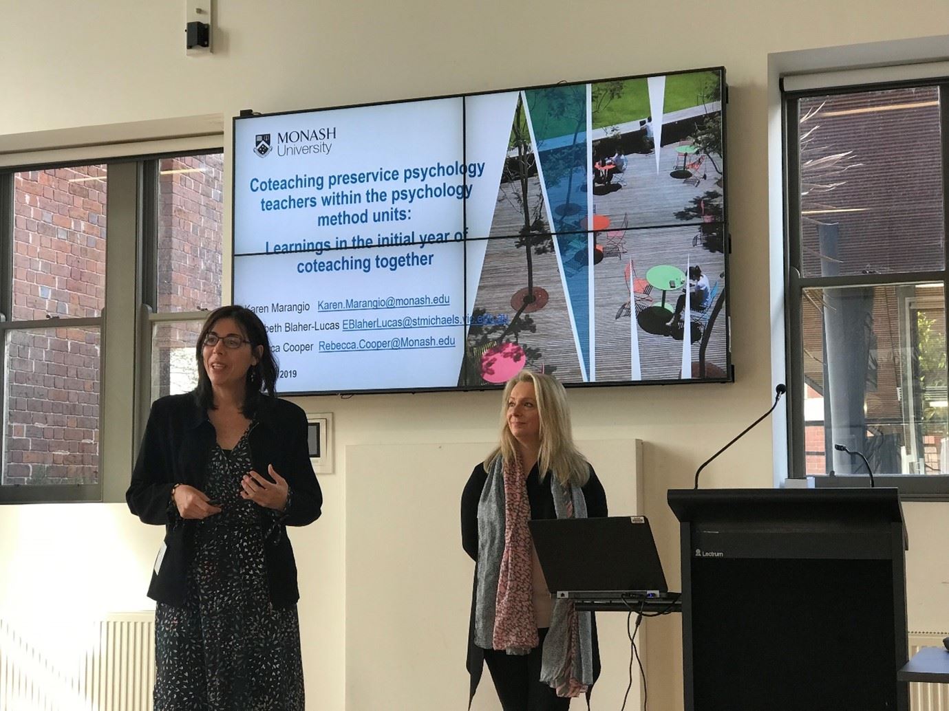 Poster presenters at the 2019 AuSPLaT conference